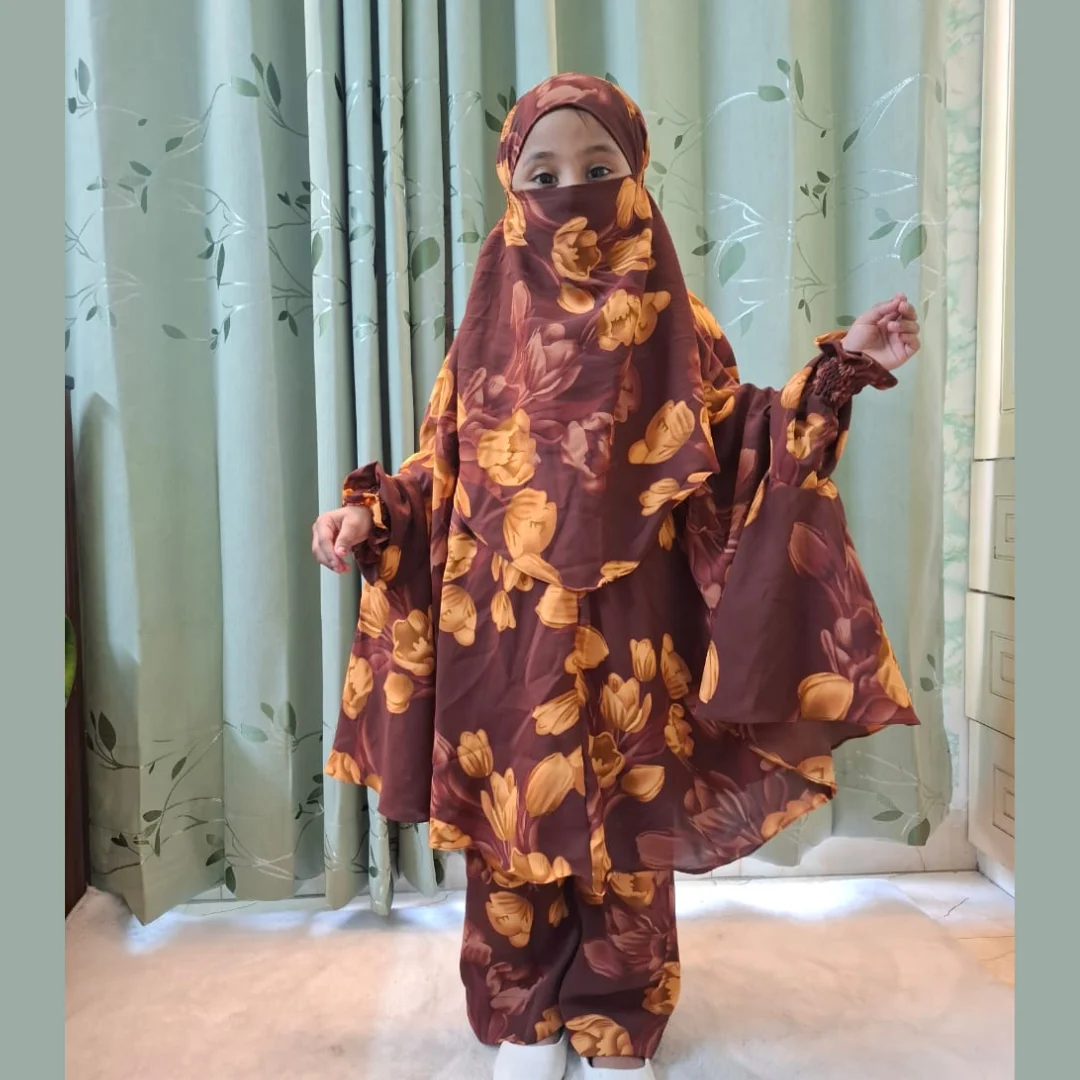 Kids Cherry Khimar Set KCK114